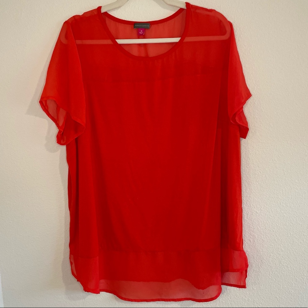 Vince Camuto 3x sleeveless blouse